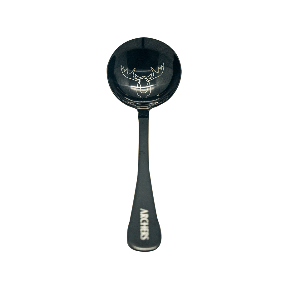 Black Cupping Spoon | Archers Cupping Spoon Black | Archers Coffee