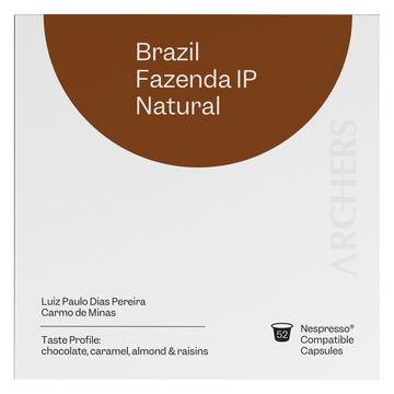 Brazil - Natural Fazenda IP - Coffee Capsule Box of 52