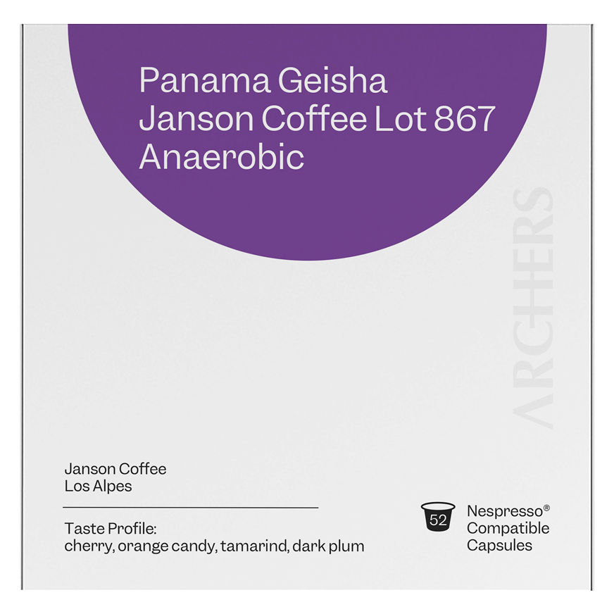 Panama - Janson Coffee Lot 867 Capsule Box of 52 | Archers Coffee