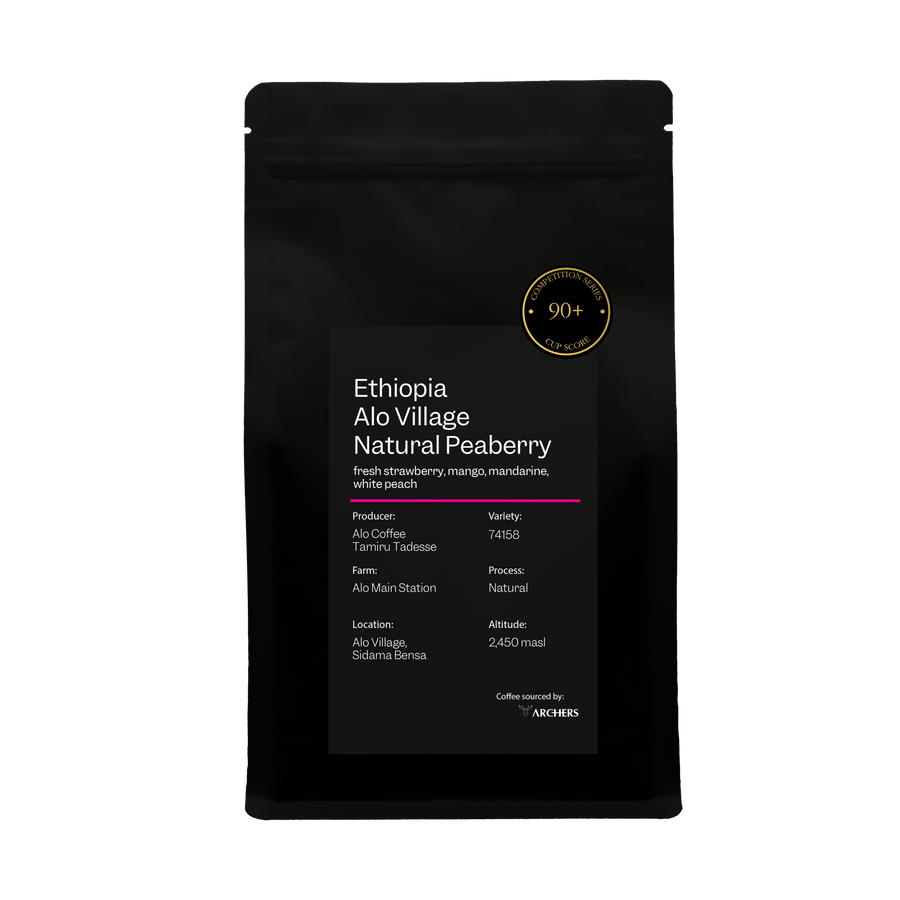 Ethiopia - Alo Village, Natural Peaberry