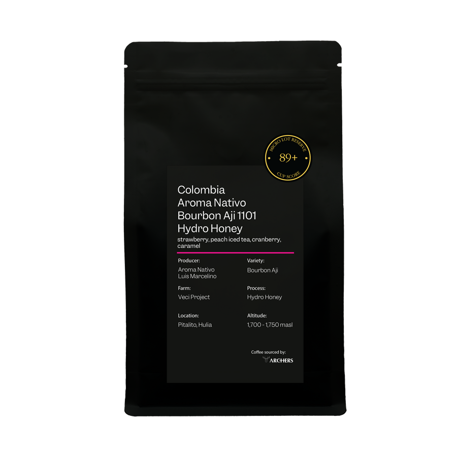 Colombia - Aroma Nativo Bourbon Aji 1101 Hydro Honey