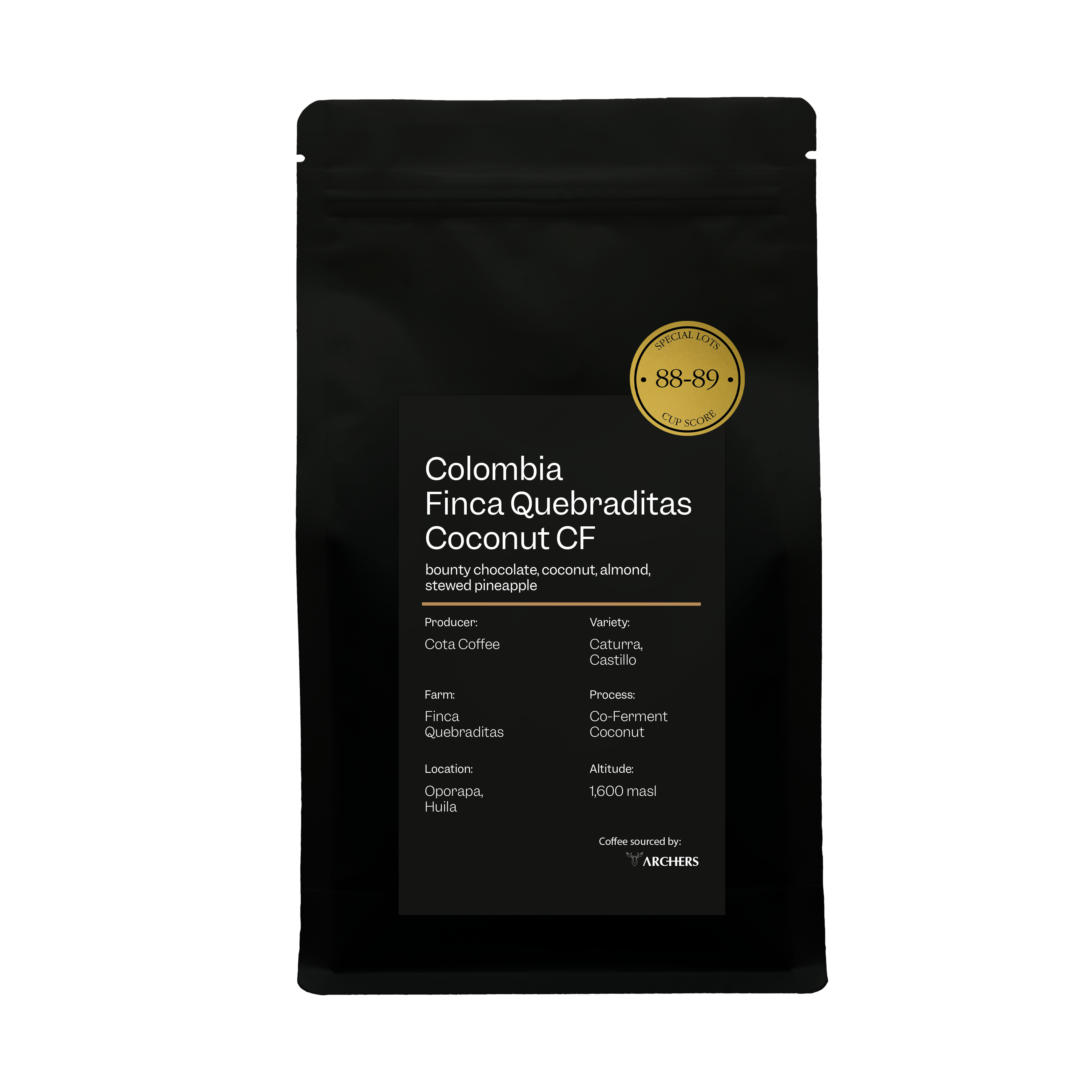 Photo of Colombia - Cota Coffee, Finca Quebraditas Coconut CF