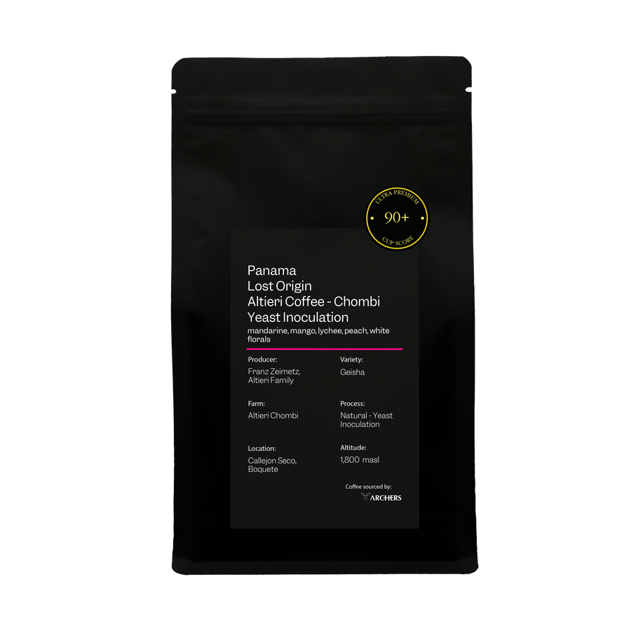 Panama Lost Origin  Altieri Coffee - Chombi Yeast Inoculation