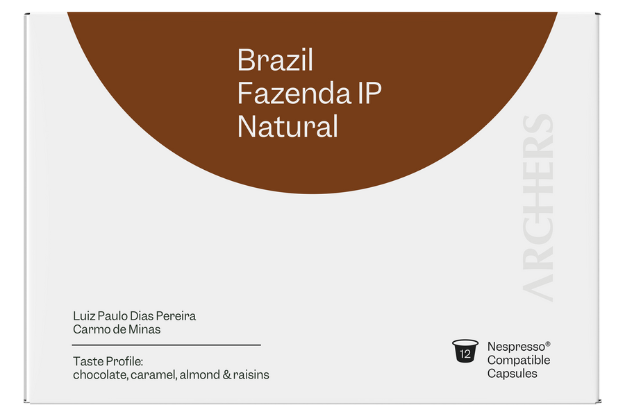 Brazil - Natural Fazenda IP - Coffee Capsule Box of 12