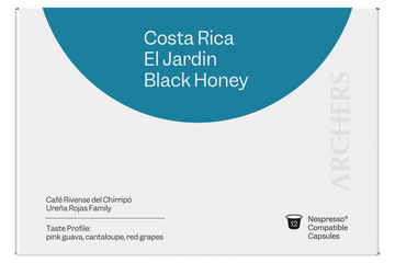 Costa Rica - El Jardin Black Honey - Coffee Capsule Box of 12